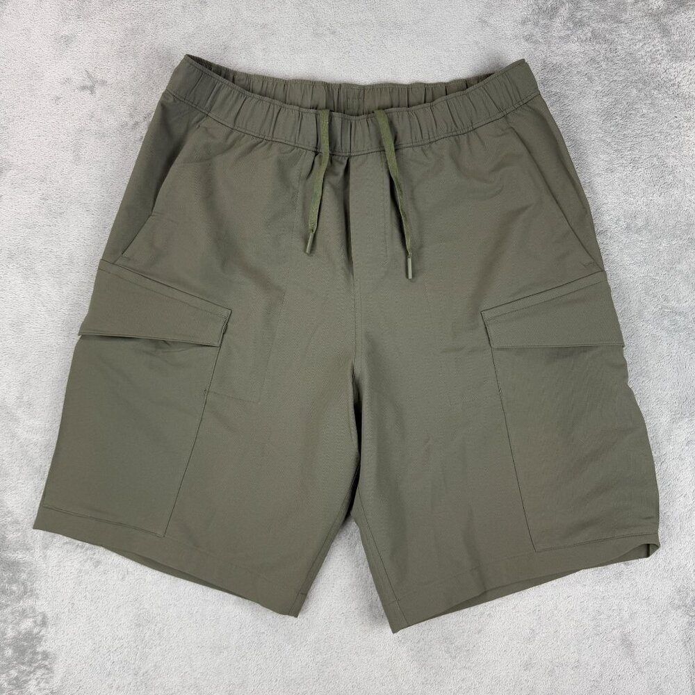lululemon athletica Olive Green Athletic Cargo Shorts